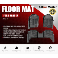 Kiwi Master 3D TPE Car Floor Mats Liner Fit 2023+ Ford Ranger Next Gen