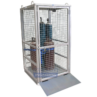 East West Engineering Gas Cylinder Cage Flat Packed 1m³ GB-CM2-RPF