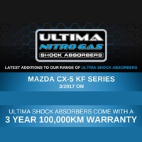 Ultima Shock Absorber Rear Pair to suit MAZDA CX-5 2017-2025