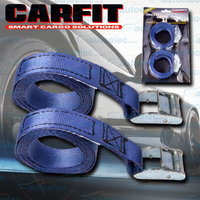 Carfit Heavy Duty Cambuckle Cinch Strap 25mm x 1.8m 2x Pack