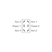 Narva 60294BL On/Off/On IP67 Waterproof Heavy Duty 25A/12V or 15A/24V Toggle Switch