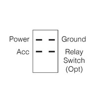 Narva 63021BL Off/On Rocker Switch With Red Led