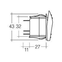 Narva Driving Lights Rocker Dash Switch