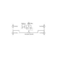 Narva 12 Volt 3 Pin LED Electronic Flasher with Pilot
