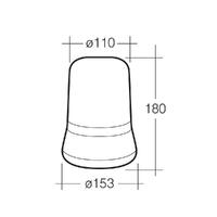 Narva Optimax Flashing Rotating Light Beacon 12V 24V Volt New Fixed Mount 85650A