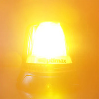 Narva Bolt Mount Base Rotating Amber Optimax LED Warning Light