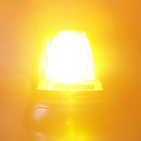 Narva Bolt Mount Base Rotating Amber Optimax LED Warning Light