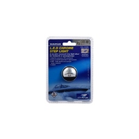 Narva 10-30V LED Chrome Step Light Blue Blister Pack Of 1