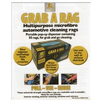 Cooper Kleen Grab a Rag Microfibew Multipurpose Cleaning Rags 50 Pack