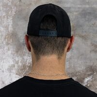 Hardkorr Baseball Cap Snapback, Blue/White Emblem