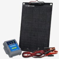 Hardkorr 15W/12V Trickle Charger Solar Panel with Crocskin Lithium Compatible