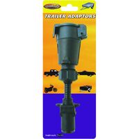 Loadmaster Trailer Adapter 7 Pin Lg Round Car Socket To Sm Round Trailer Plug