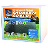 PC Covers Caravan Cover Pop Top Large Fits Overall Length 16' 18', 104 Wide