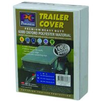 PC Covers Trailer Cover 600D Polyester 152 x 213 x 8cm (5Foot x 7Foot x 3")