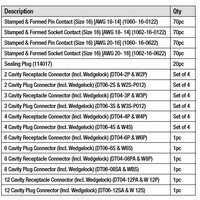 PK Tool Wire Connector Assortment 330pc “Deutsch” Style
