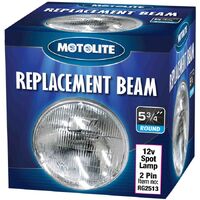 Motolite Spot Lamp Sealed Beam 5-3/4'' 24V/100W