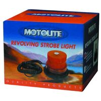 Motolite Revolving/Strobe Light 60Led Amber With Screw On Base