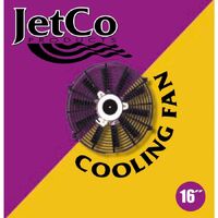 Jetco Cooling Fan 16'' 12V 80W Universal
