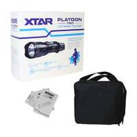 XTAR LED Flashlight kit 820 lumen c-w Chgr-Batt-Accessories- Clearance