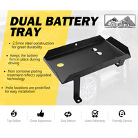 SAN HIMA Dual Battery Tray Fit for TOYOTA HILUX 2005 -2015 DIESEL KUN25 KUN26