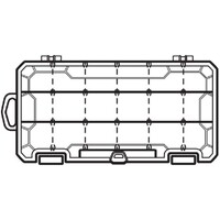 Flambeau 3003TTD 18 Compartment Tuff Tainer Fishing Tackle Tray with Zerust