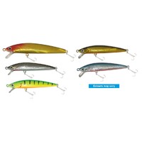 Jarvis Walker 80mm Minnow Lure Pack - 5 Pack of Floating Hard Body Fishing Lures