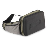 Rapala Fishing Tackle Sling Bag with Padded Shoulder Strap and 2 Tackle Trays