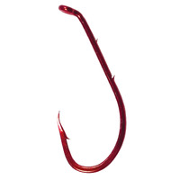 100 x Jarvis Walker Size 2 Baitholder Hooks - Red Chemically Sharpened Hooks