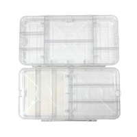 Moncross MC-182P Double Sided Fishing Tackle Tray - 5 Seperate Lids - Props Case