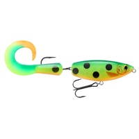 21cm Storm R.I.P. Seeker Jerk Rigged Fishing Lure With Spare Tail-Green Tiger UV