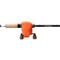 13 Fishing Orange Skull Cap Reel Guard Low Profile Baitcaster Fishing Reel Cover