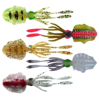 Chasebait Lures Ultimate Squid 150mm Realistic Wings 3Pcs Fishing Lure - Glow Ink