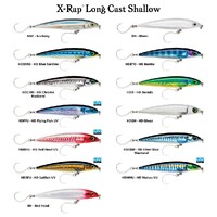 12cm Rapala Saltwater X-Rap Long Cast Shallow Minnow Fishing Lure - Anchovy