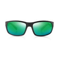Tonic Torquay Green Mirror Glass Lense Fishing Sunglasses with Black Frame