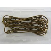 Mustad - 4540 1/2 - Size 2/0 Qty 25 - Kirby Long Shank Bronzed Hooks