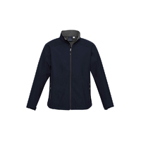 Mens Geneva Jacket Black/Cyan Medium