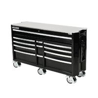 Kincrome 868 Piece Contour 60" 12 Drawer Tool Trolley Tool Kit - Black K1964B 