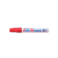 12PK Artline 400 Permanent Paint Marker 2.3mm Bullet Nib - Red