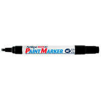12PK Artline 409 Permanent Paint Marker 4.0mm Chisel Nib - Black