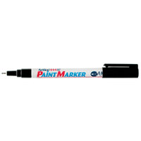 12PK Artline 444 Permanent Paint Marker 0.8mm Bullet Nib - Black