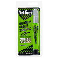 12PK Artline Gardeners Permanent Marker Fade Resistant - Silver Hs
