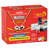 2PK Mortein Mosquito & Fly Control Mozzap 25ml