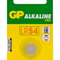 3PK LR54 BUTTON CELL ALKALINE GP