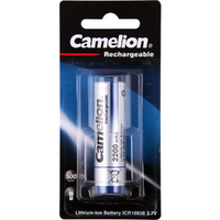 3PK Camelion Li-Ion Rechargeable Battery 18650 3.7Volt 2200mAh
