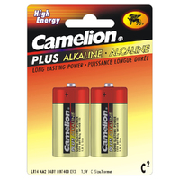 2pc Camelion Alkaline C
