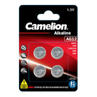 12pc Camelion Alkaline LR43/AG12 Button Cell Batteries For Calculator/Watch