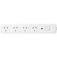 4 WAY MASTER SWITCH POWERBOARDSURGE PROTECTED - HPM
