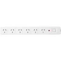 6 WAY MASTER SWITCH POWERBOARDSURGE PROTECTED - HPM