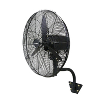 Dimplex 50cm High Velocity 180W Oscillating Wall Fan With Remote Black
