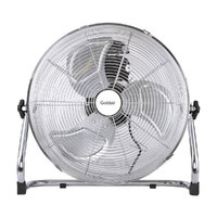 Goldair 40cm High Velocity Metal Floor Fan - Chrome